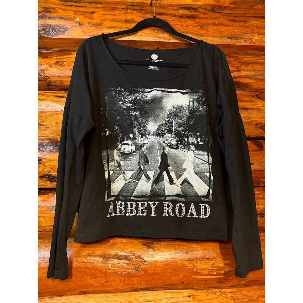 The Beatles Abbey Road Cropped LS Top Size 11/13